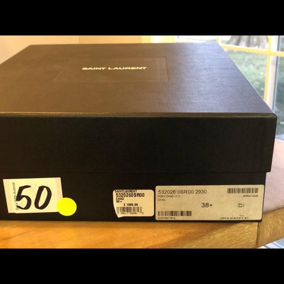 Saint Laurent Joplin Leopard-Print Fur Booties - Picture 6 of 6